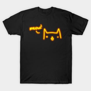 glow cat :3 T-Shirt